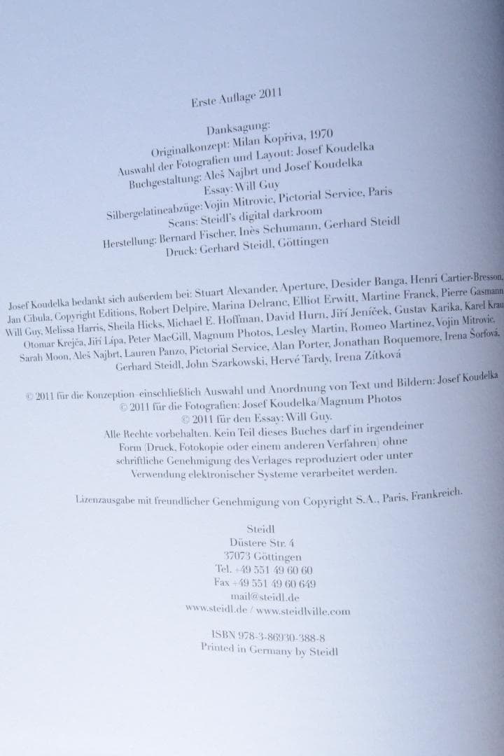 【Roma: Josef Koudelka 】新品未読品・美本