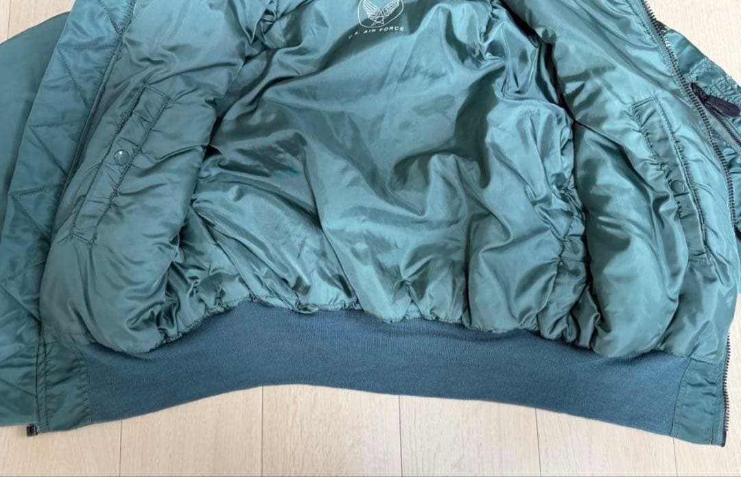 90s USA製 アルファ B-15D フライトジャケット 50s 復刻 M