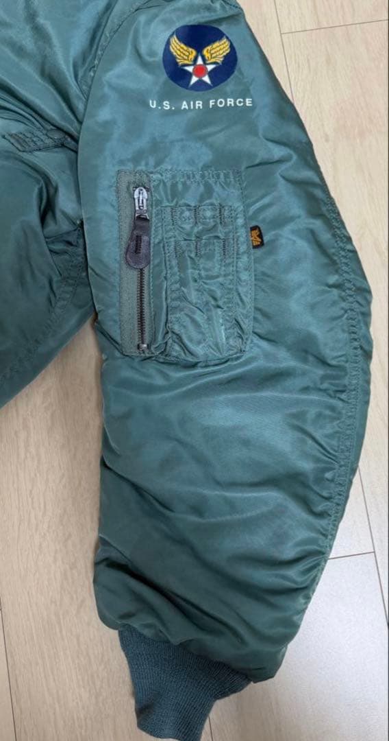 90s USA製 アルファ B-15D フライトジャケット 50s 復刻 M