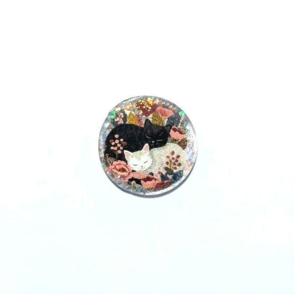 ☆レジン ヘアゴム ブローチ☆♡No.055♡