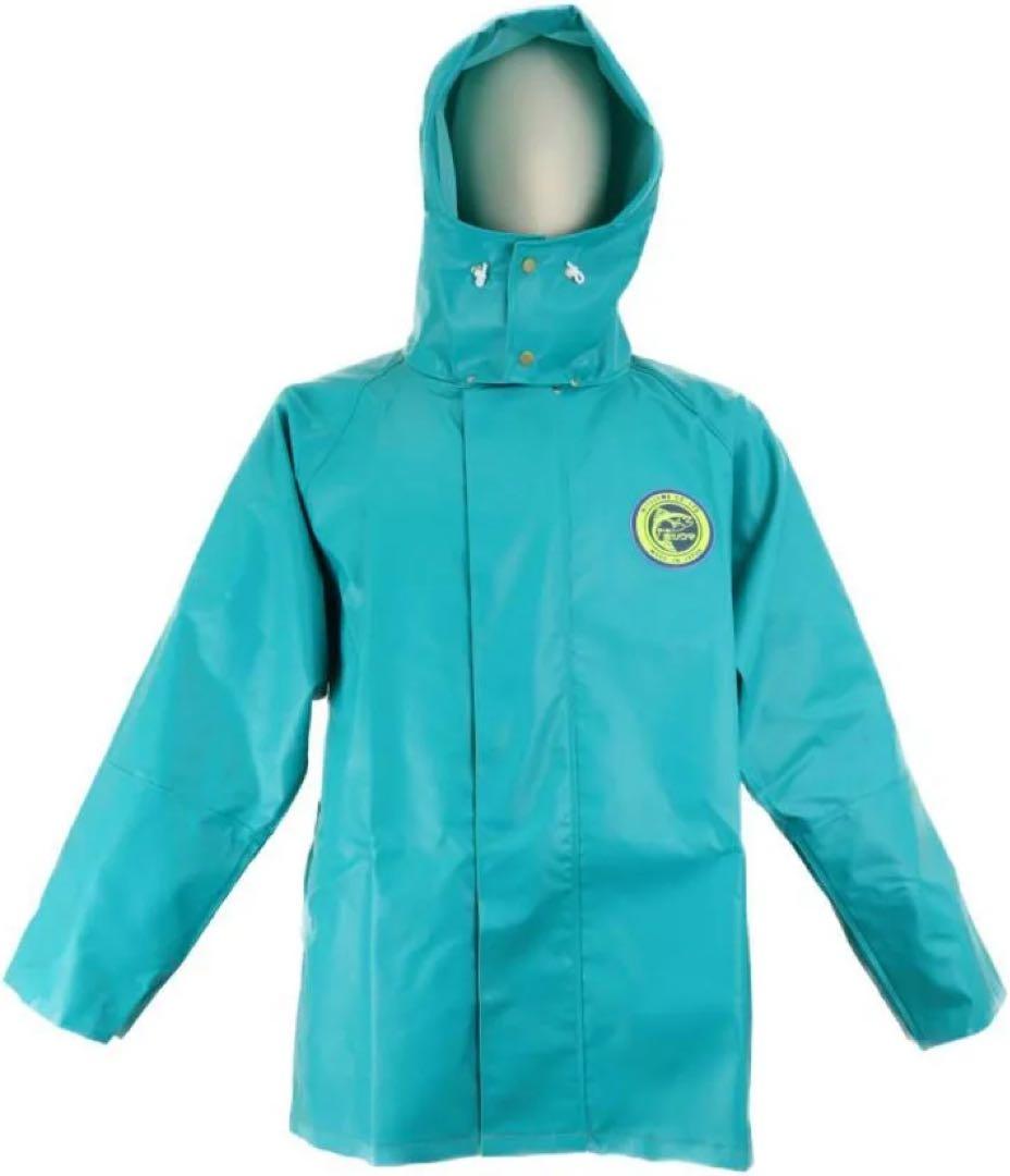 ミツウマ　シーエース合羽　ターコイズ レインウェア Mサイズ
