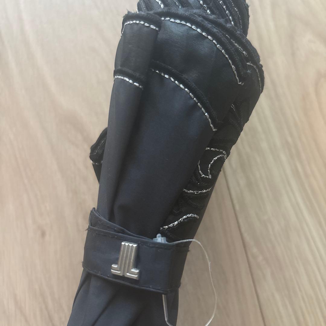 新品LANVIN COLLECTON 晴雨兼用傘 オーガンジーローズカットワーク