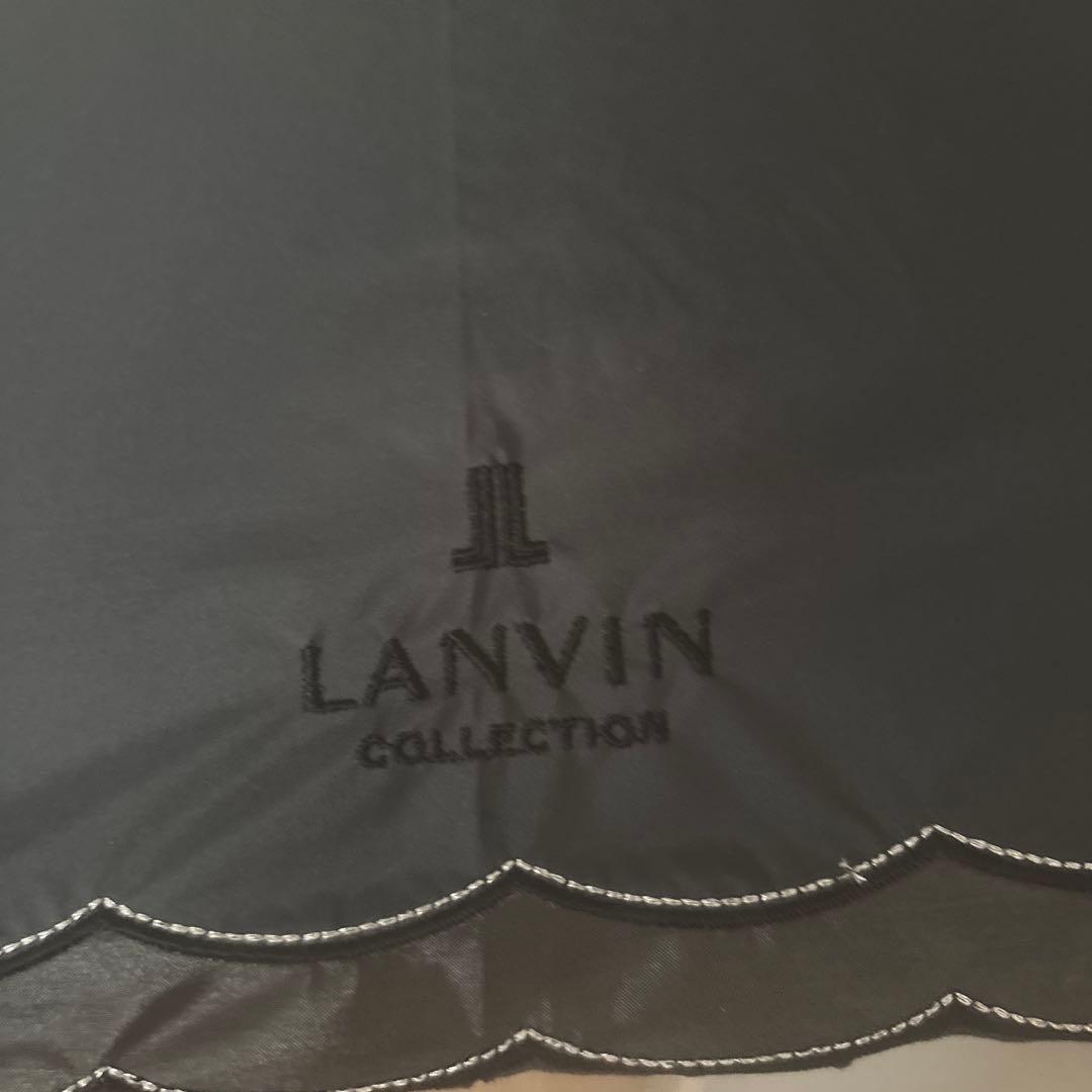 新品LANVIN COLLECTON 晴雨兼用傘 オーガンジーローズカットワーク