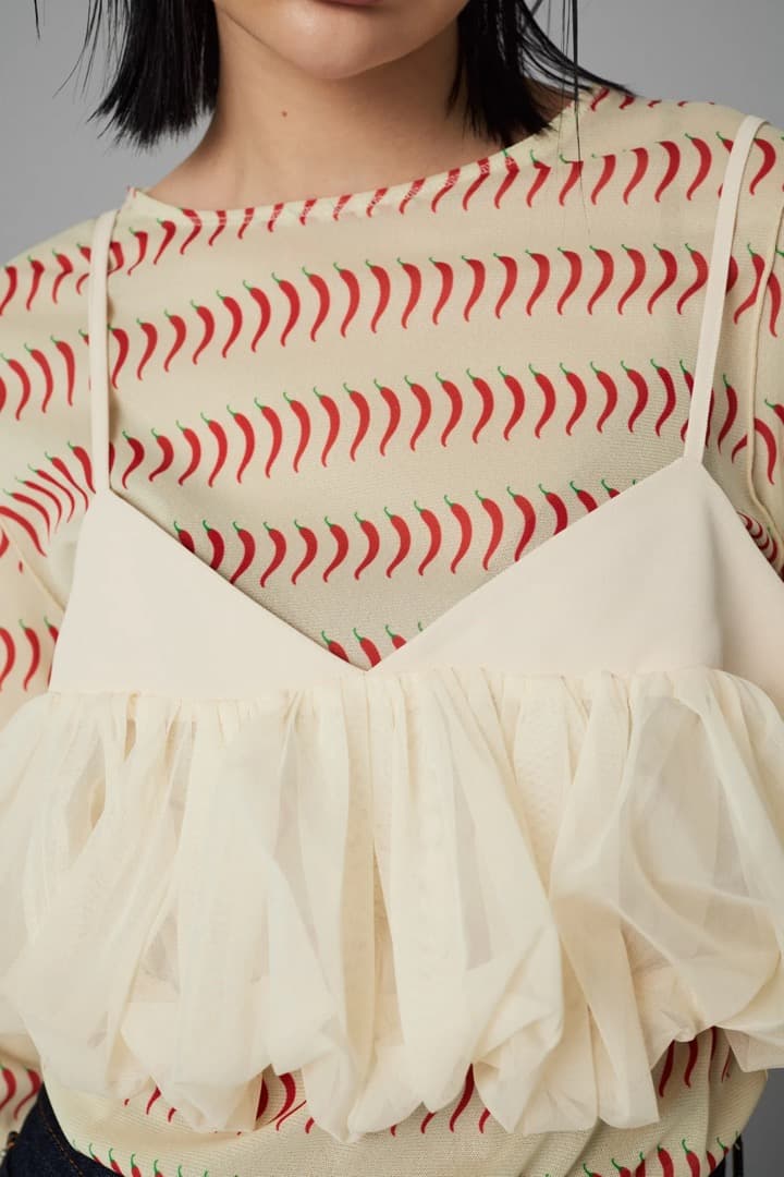 新品タグ付★42%OFF★HeRIN.CYE / バルーンビスチェ