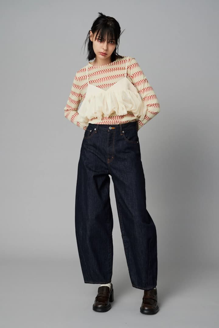 新品タグ付★42%OFF★HeRIN.CYE / バルーンビスチェ