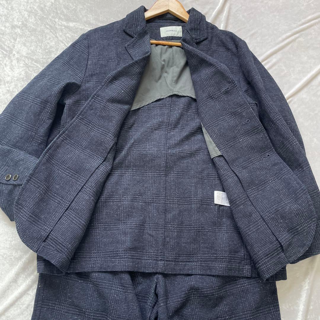Johnbull 　ジョンブル　チェック　ジャケット　パンツ　セットアップ