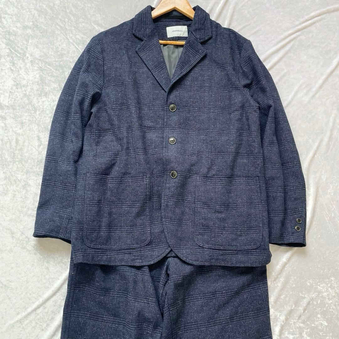 Johnbull 　ジョンブル　チェック　ジャケット　パンツ　セットアップ