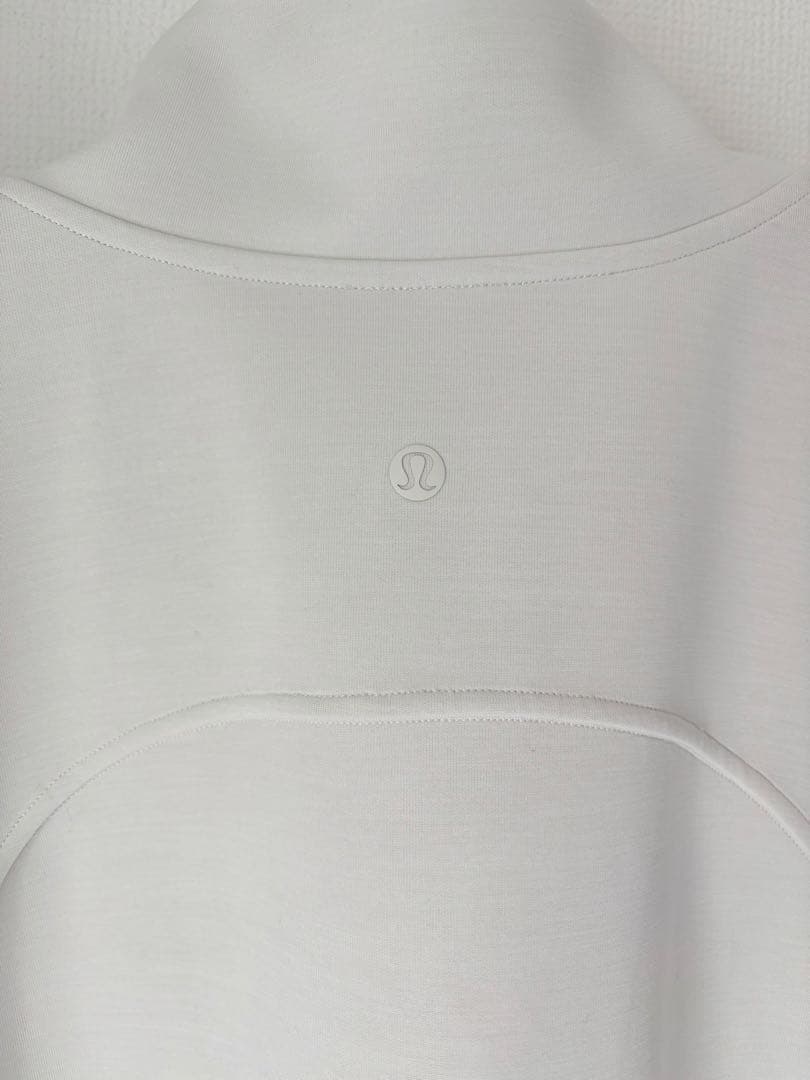 Lululemon Softstreme ハーフジップ パーカー ホワイト 10