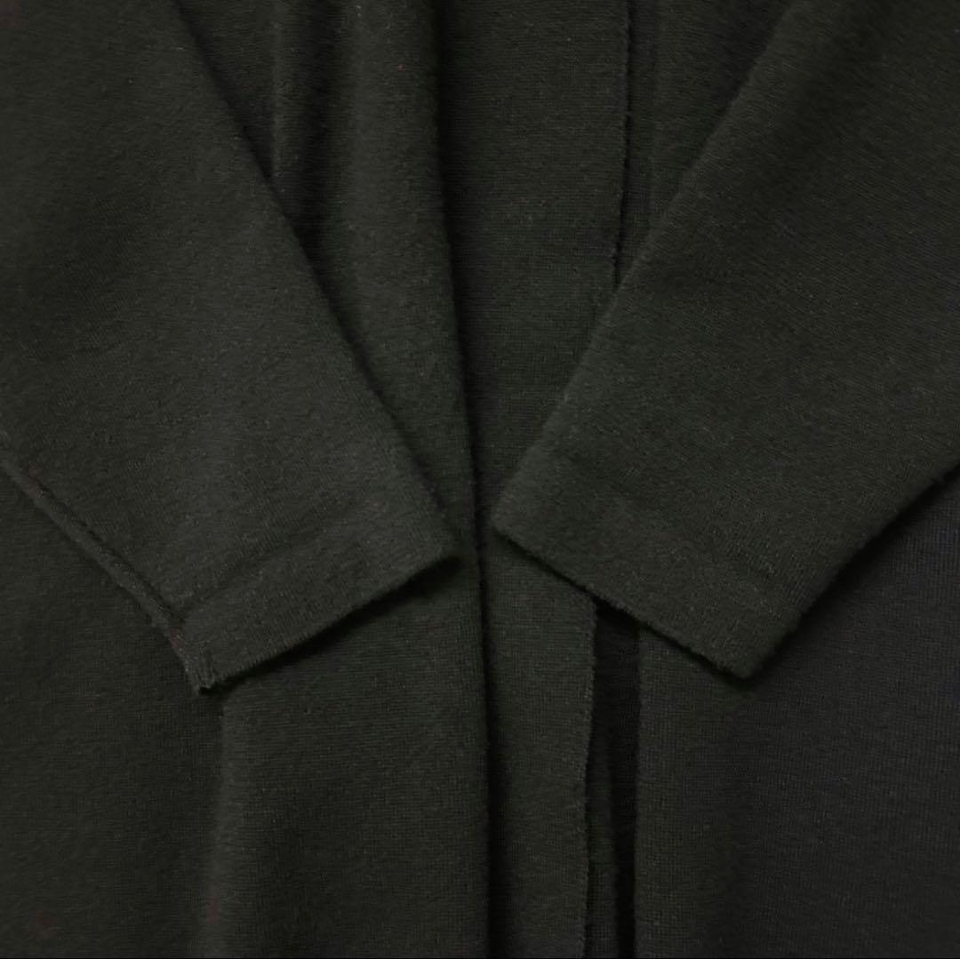 【ほぼ未使用❣️】ミューズドゥーズィエムクラス スムースニットガウンコート 黒