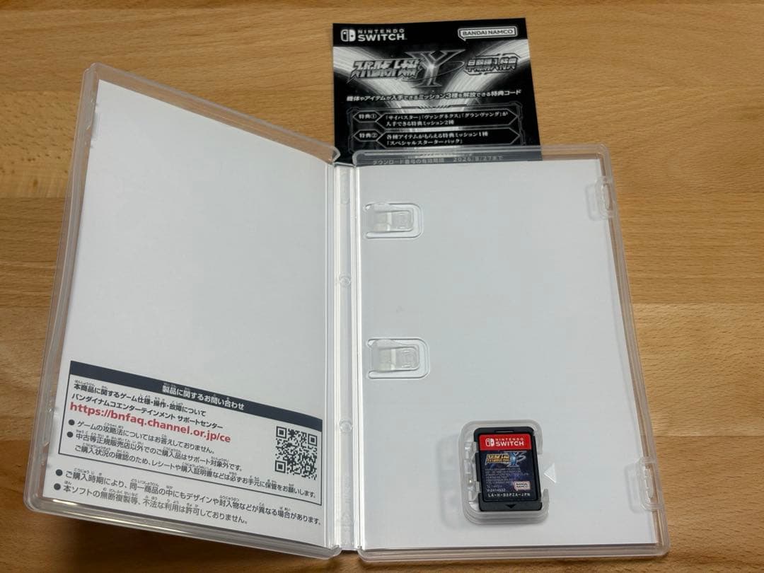 Switch スーパーロボット大戦Y 特典未使用
