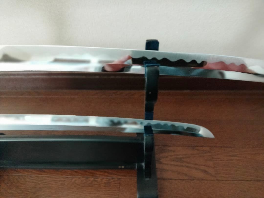 模造刀 上黒石目 龍雲の図 大刀 小刀 セット 刀袋付