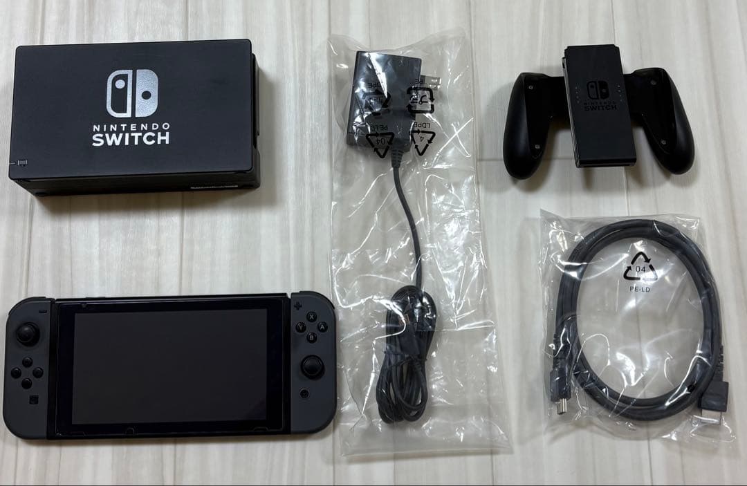 Nintendo Switch本体 ［新品購入使用品/中古/グレー］