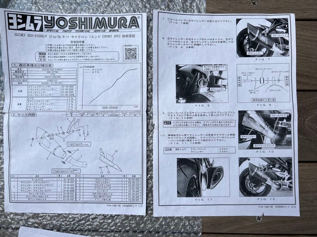 SUZUKI GSX-S1000/F YOSHIMURA R11 サイクロン