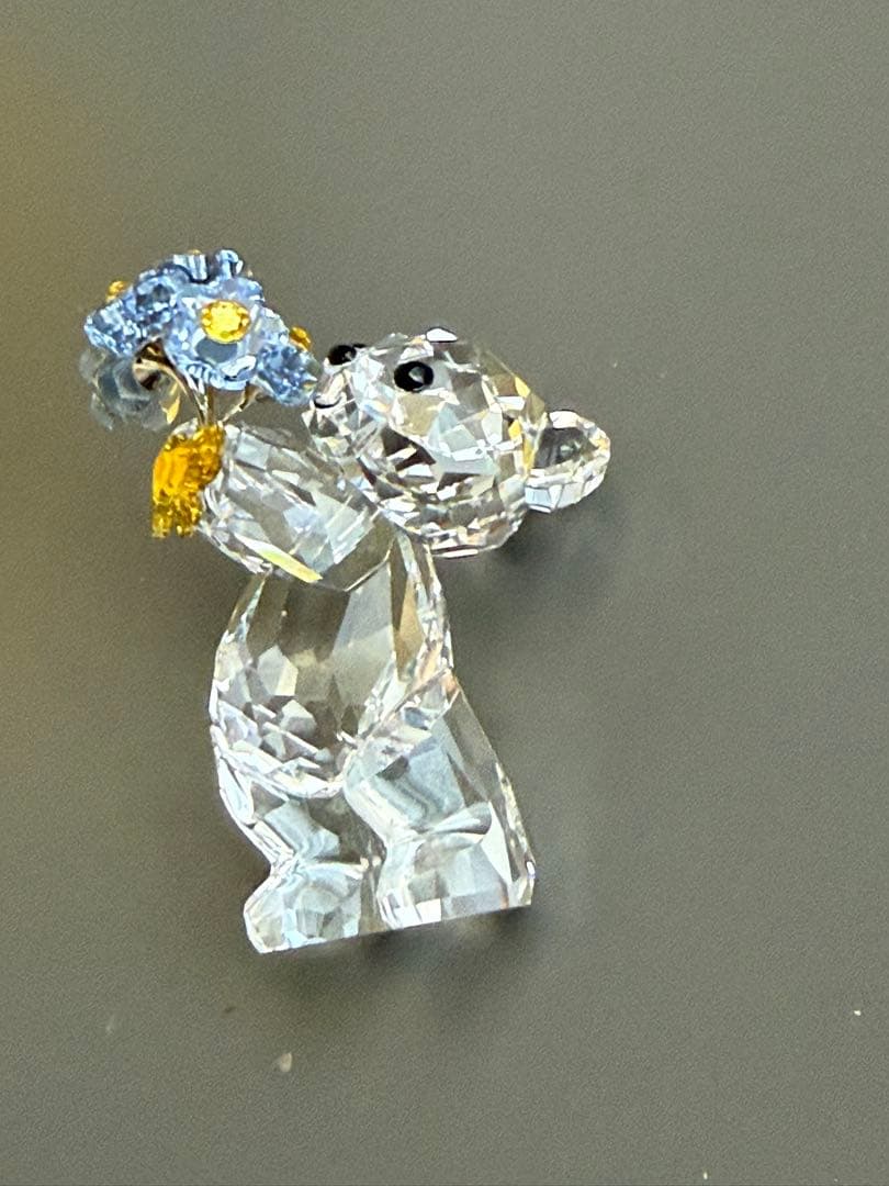 新品　スワロフスキー Krisベア Forget-me-not