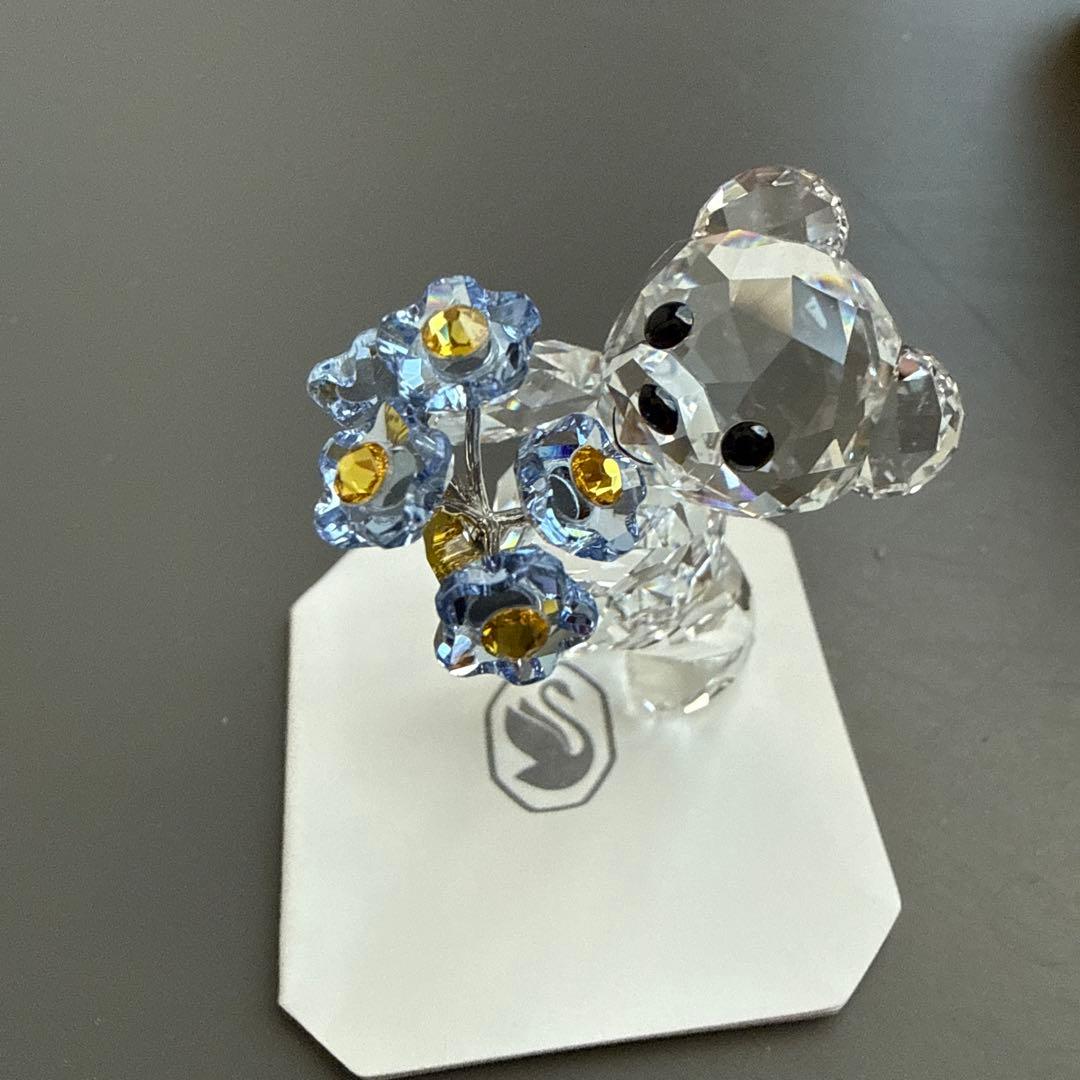新品　スワロフスキー Krisベア Forget-me-not