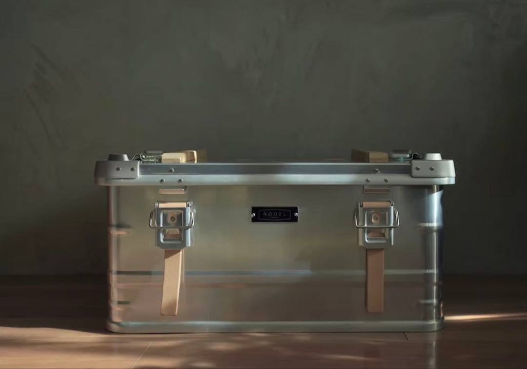 nodel design アルミ　コンテナ　スタンド　レザーキット　セット