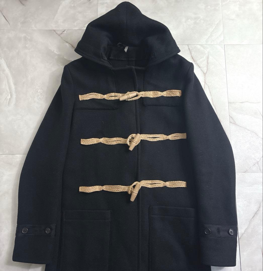 ディオールオム　2006 エディ　ダッフルコート　ブラック　サイズ44