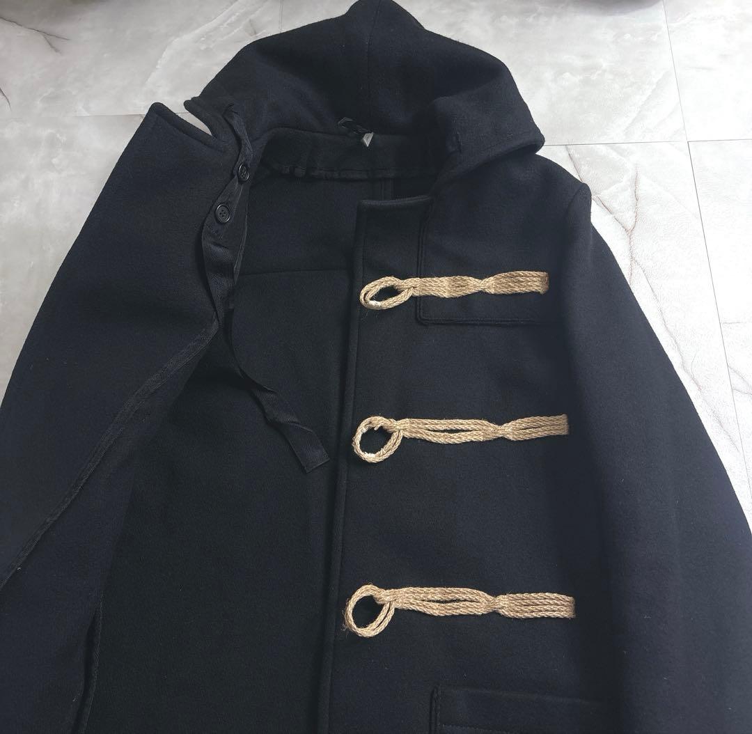 ディオールオム　2006 エディ　ダッフルコート　ブラック　サイズ44