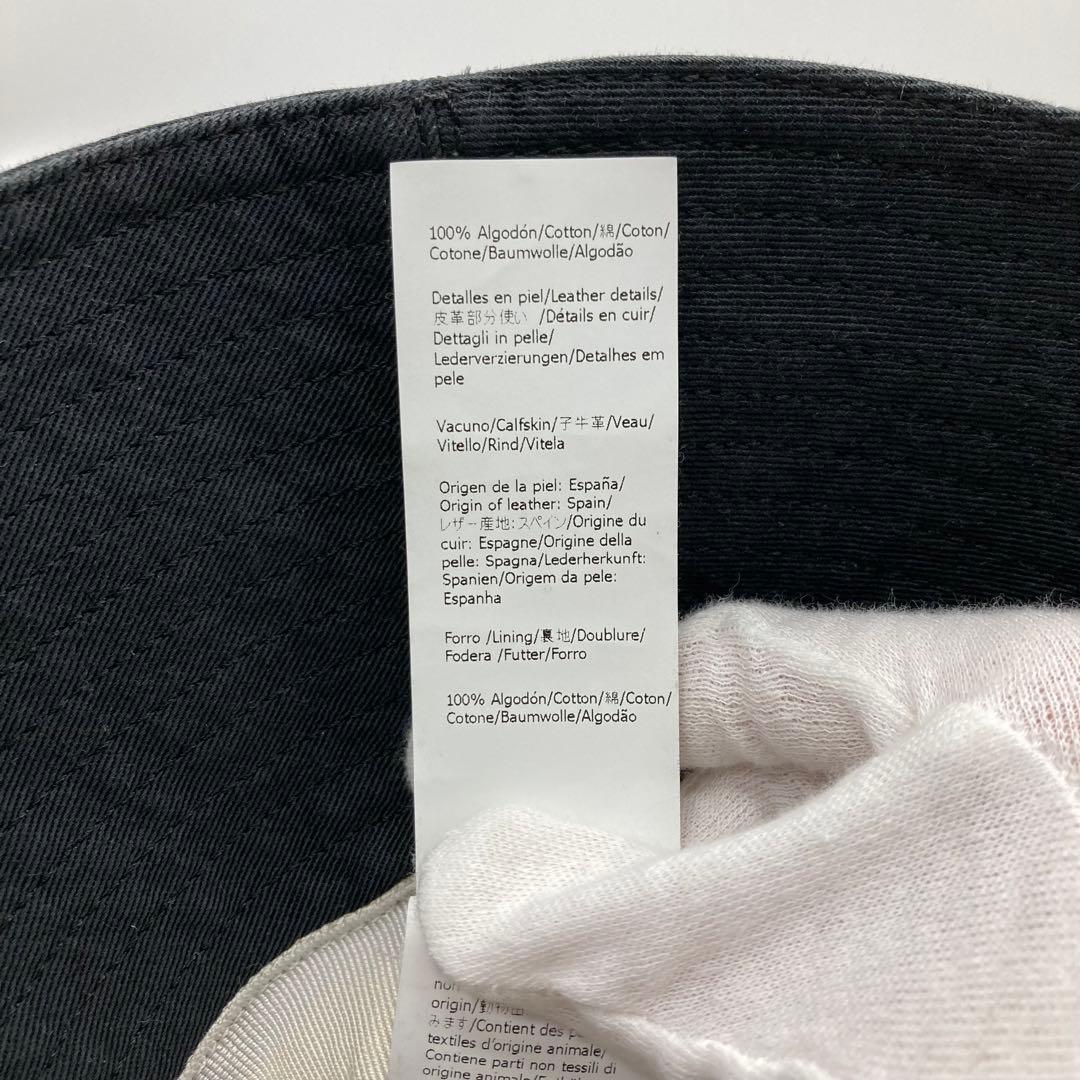 LOEWE パウラズイビザ バケットハット ロゴ バード ロゴテープ ブラック