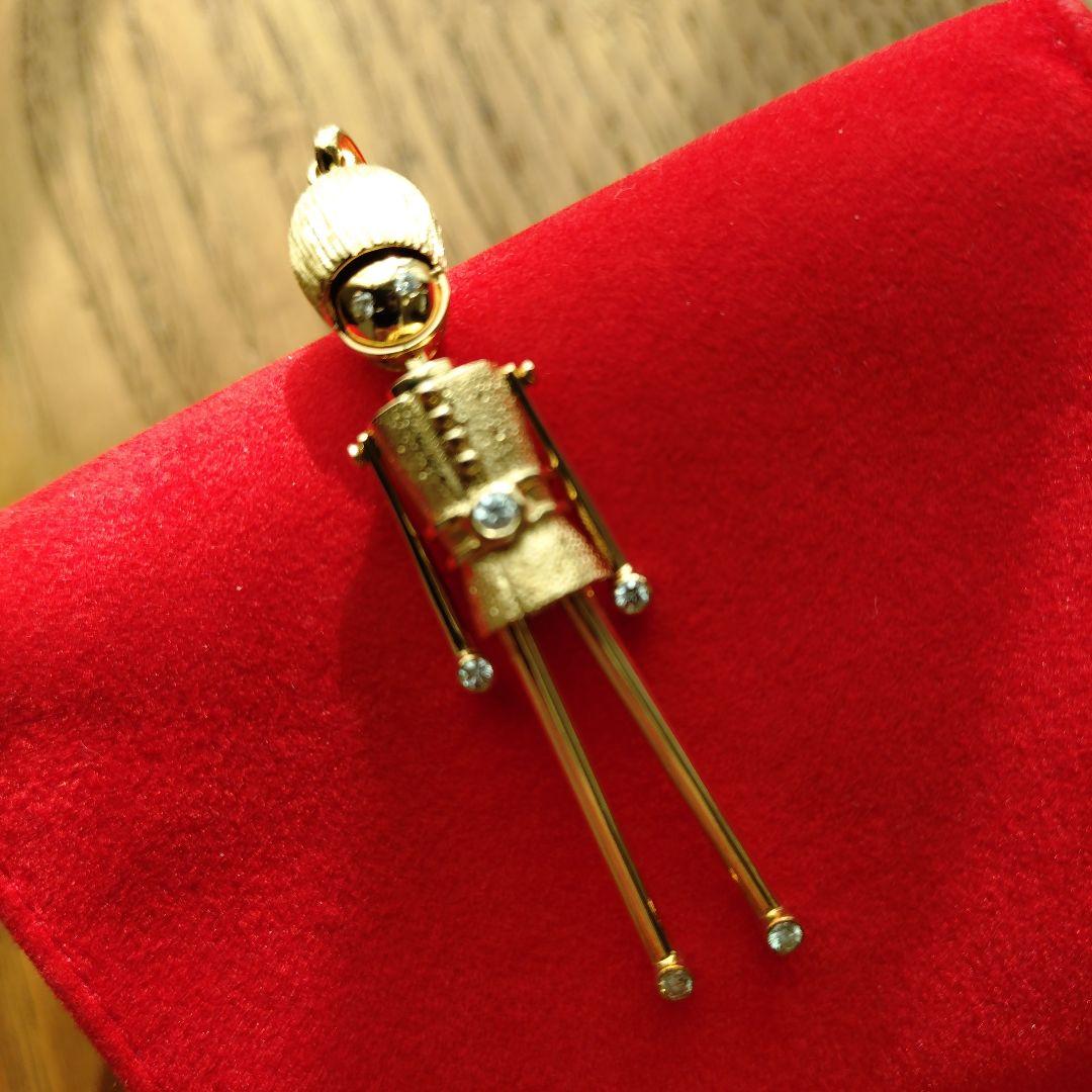 ダイアモンドK18YGペンダントトップ