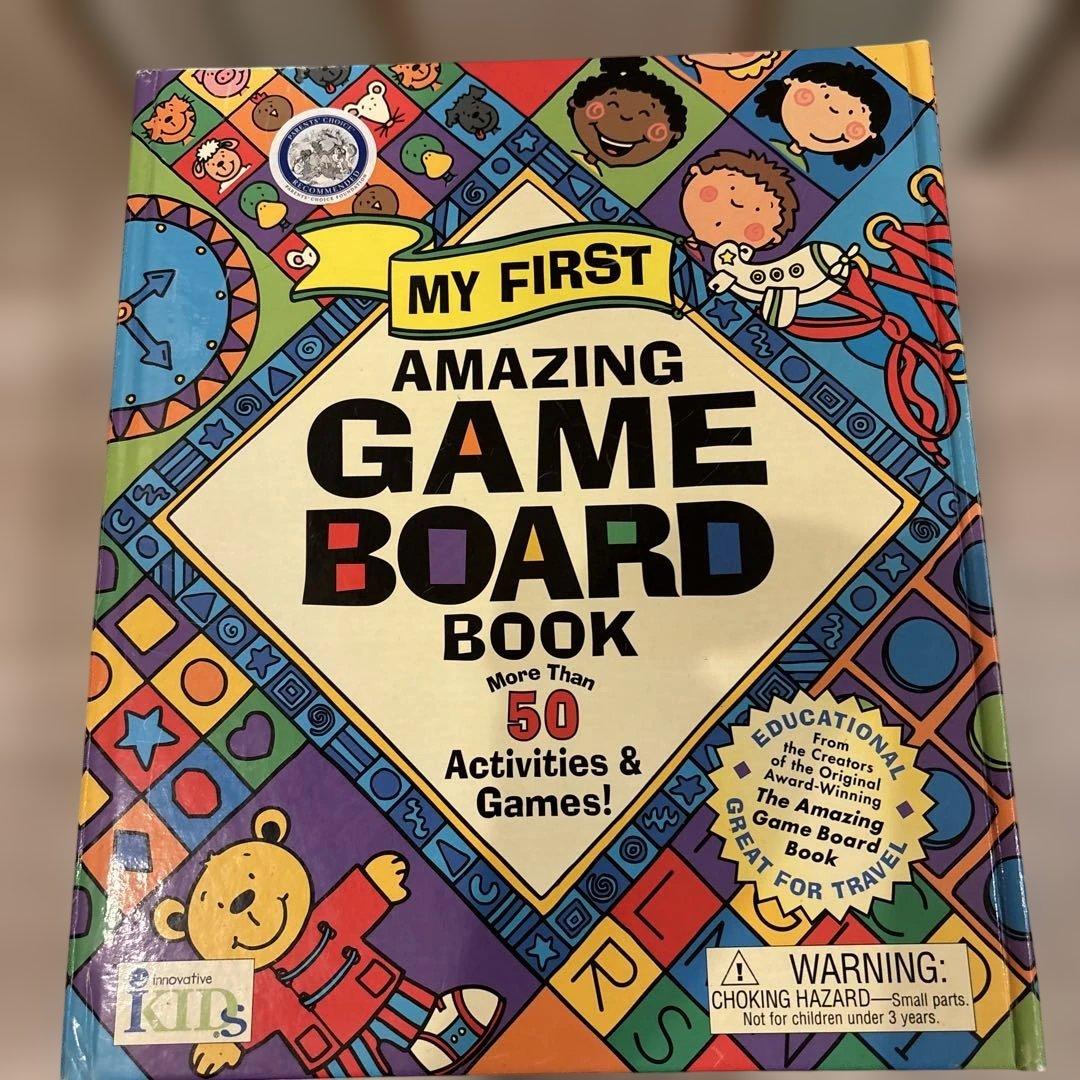 美品My first amazing game board book 未使用品