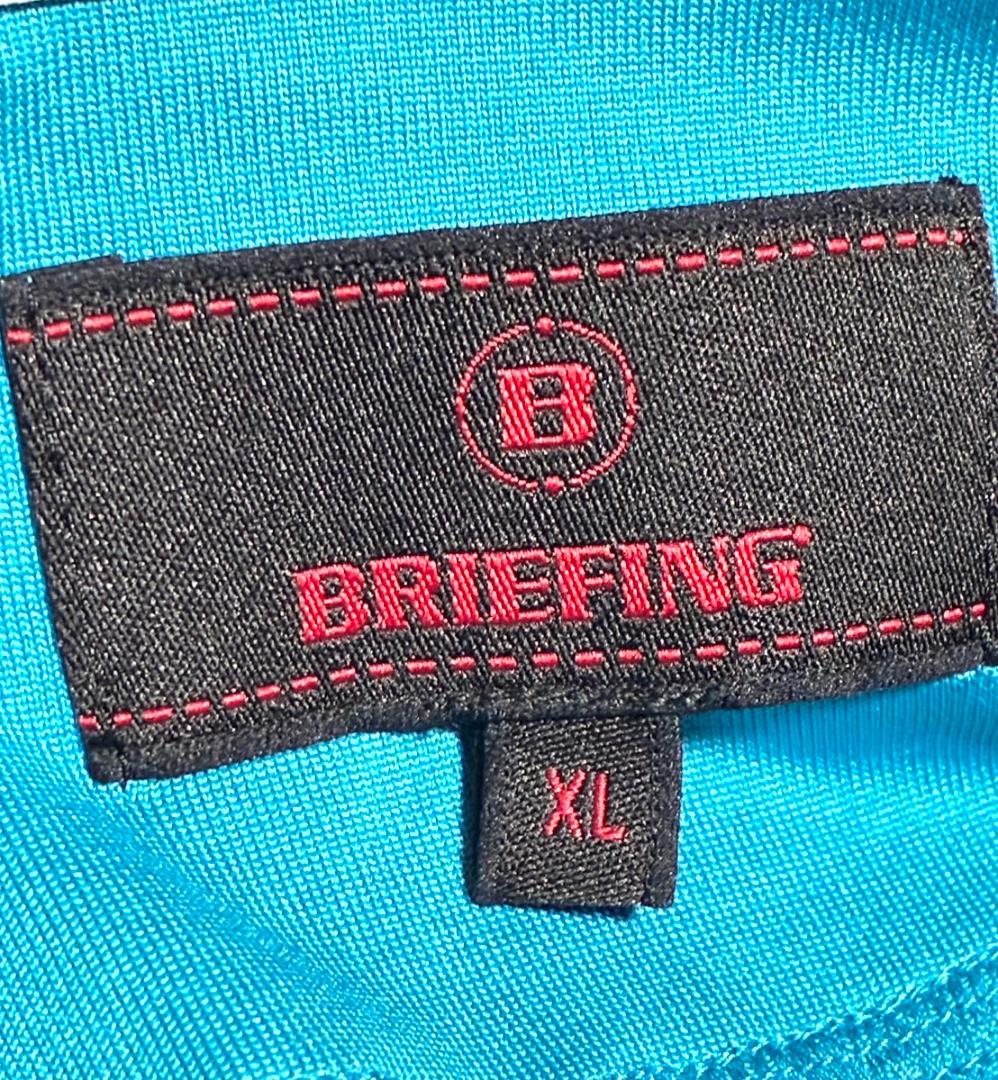【フォロー割】美品 ブリーフィングゴルフ メンズ 半袖 ポロシャツ XLサイズ