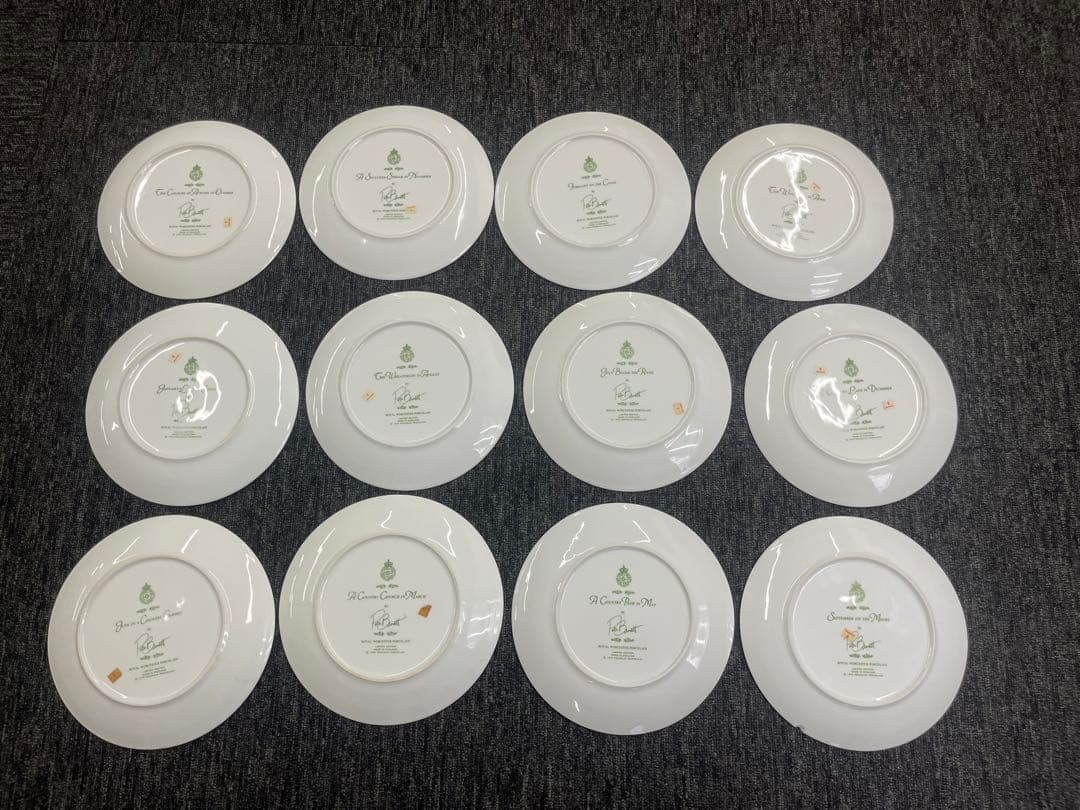 ロイヤルウースター  WORCESTER 12枚セット　飾り皿