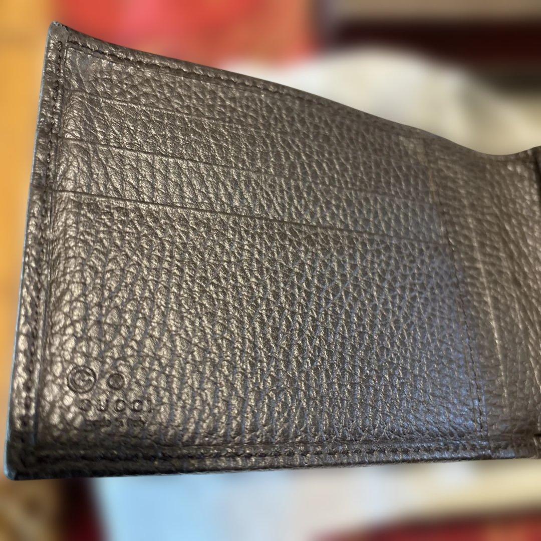 お値下げしました❗️GUCCI GGキャンバス 二つ折り財布