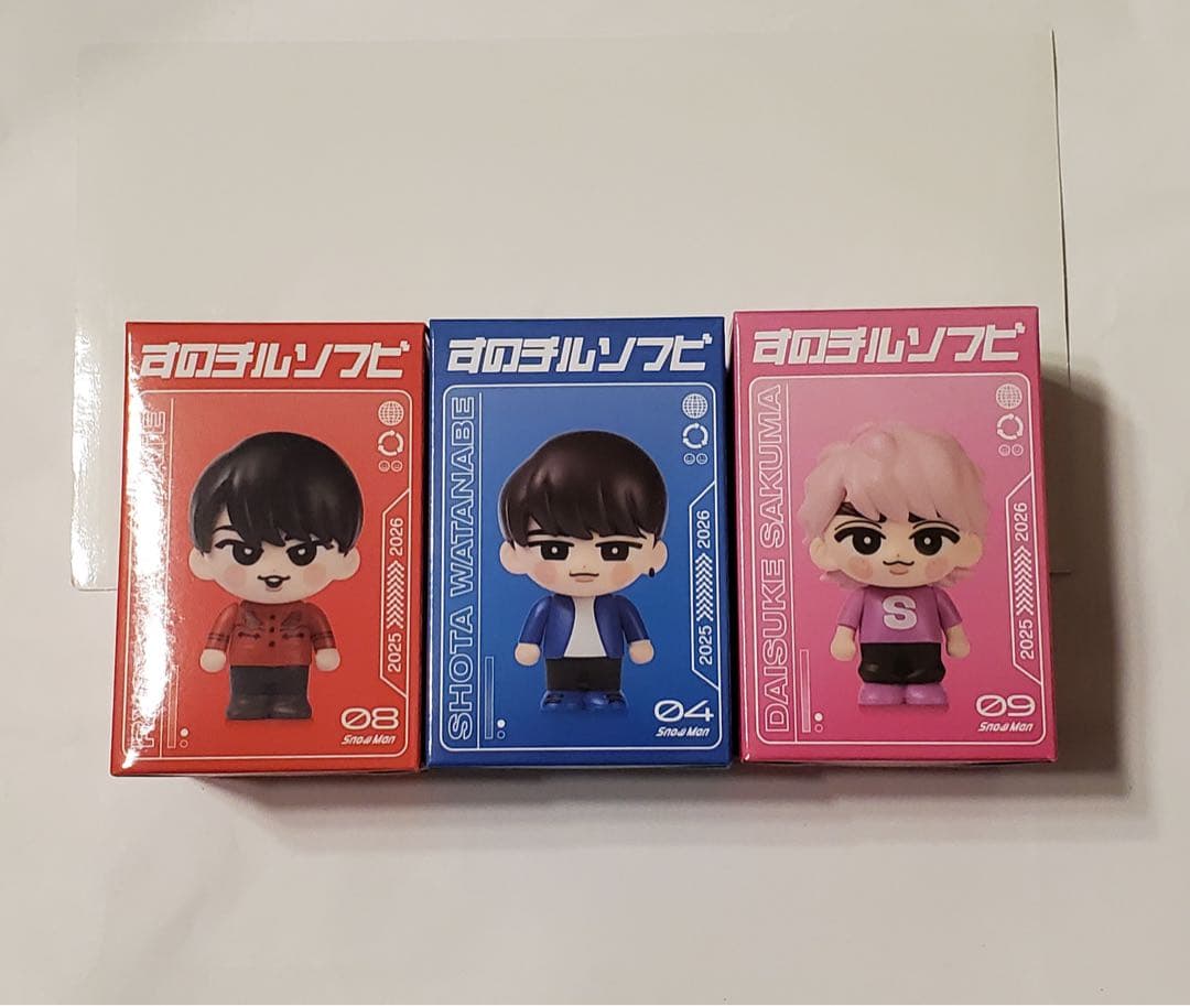 Man ON すのチル ソフビ 3個セット