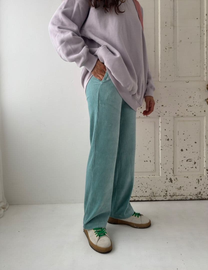 ayakawasaki 裏起毛スウェット パープル 未使用に近い