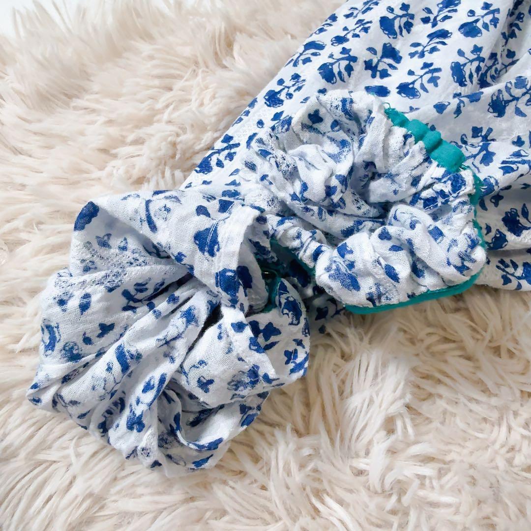 未使用級ꕥヌキテパ 完売 コットンジャガードコンビギャザードレス 桃さん着用