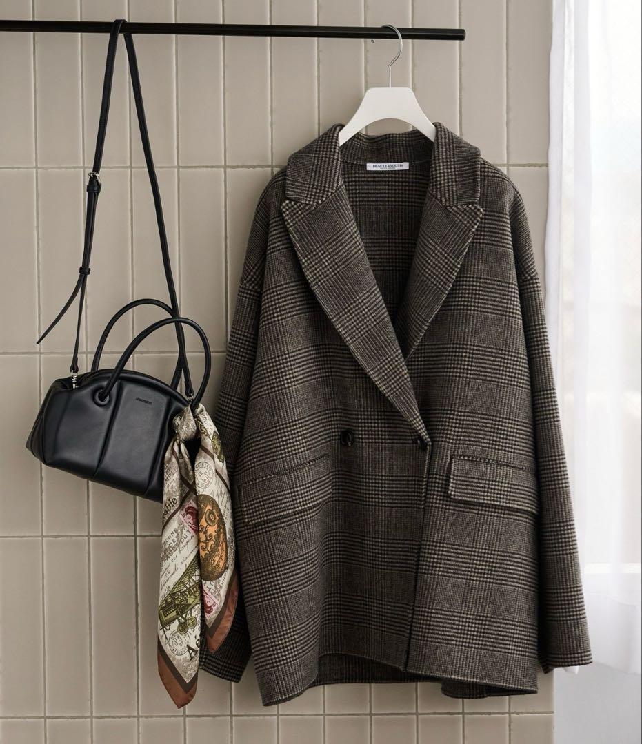 m☆3 ꕥ新品ꕥBEAUTY&YOUTH リバー テーラード ミドルコート