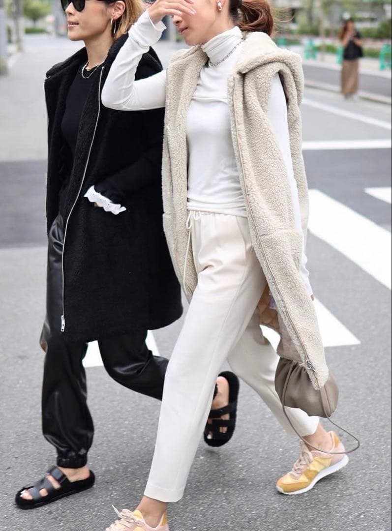 Gypsophila ジプソフィア　New Boa Vest ベージュ