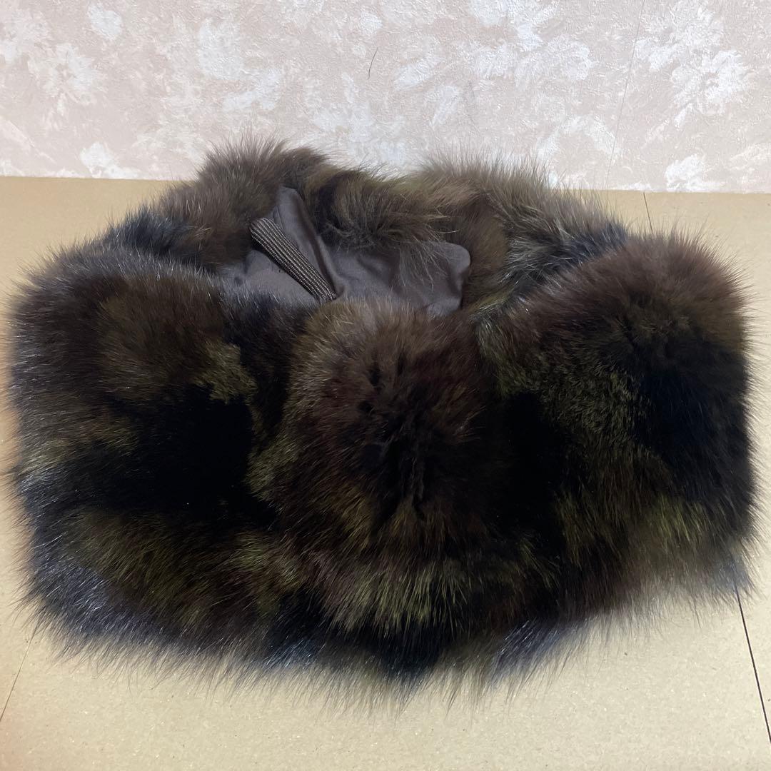 フォックス リアルファー ティペット ✳︎迷彩カラー✳︎レア✳︎希少