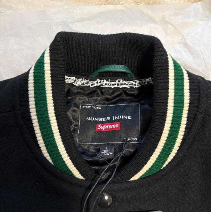 Supreme×NUMBER(N)INE Varsity Jacket