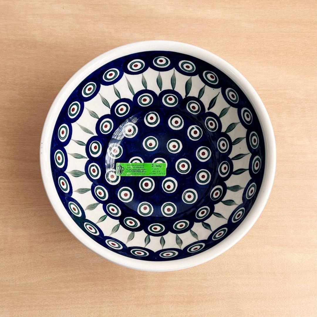 ポーリッシュポタリー　20cm　ボウル