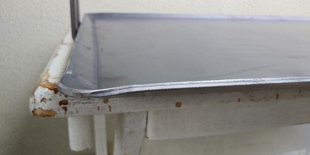 新品 4.5ミリ鉄板 900✕550 全周曲げ 持ち手付き イベント ＢＢＱ祭り