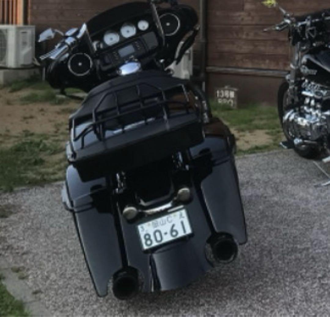 FLHXストリートグライド　リアエクステンションサイドカバー　セット売り