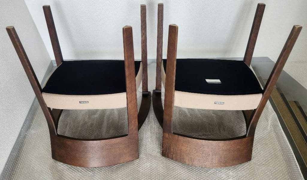 カリモク家具 ダイニングチェア CU6110K564 肘付き① １脚