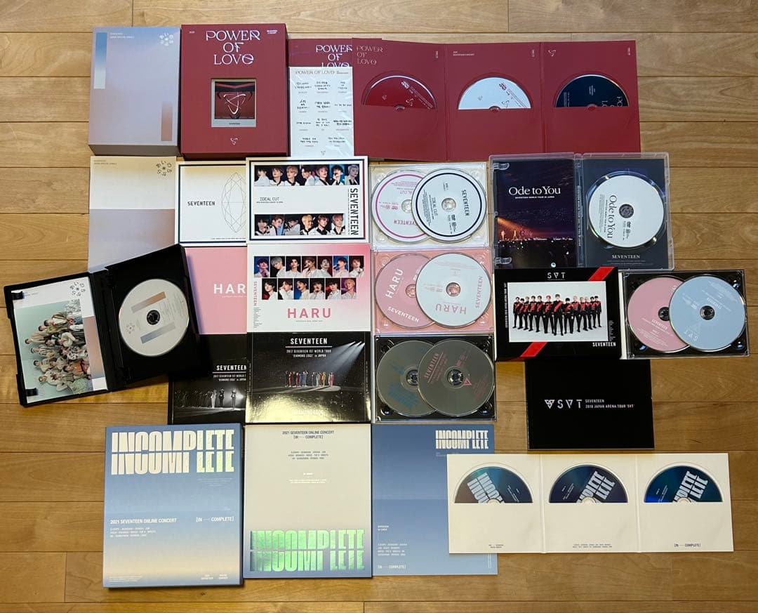 セブチ　seventeen 過去　DVD Blu-ray まとめ売り