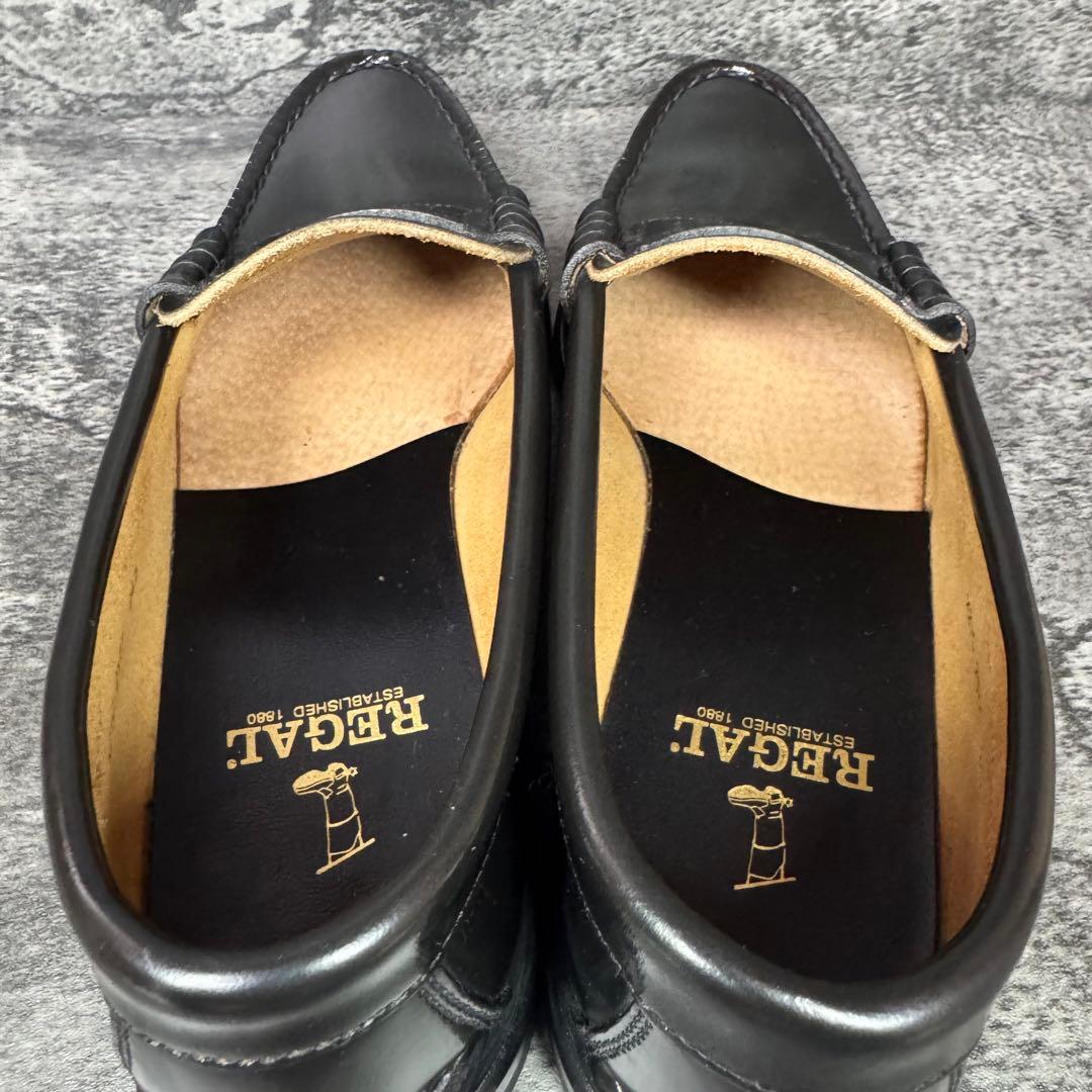 【未使用級】REGAL ローファー 2177 黒ブラック レザー 24.5