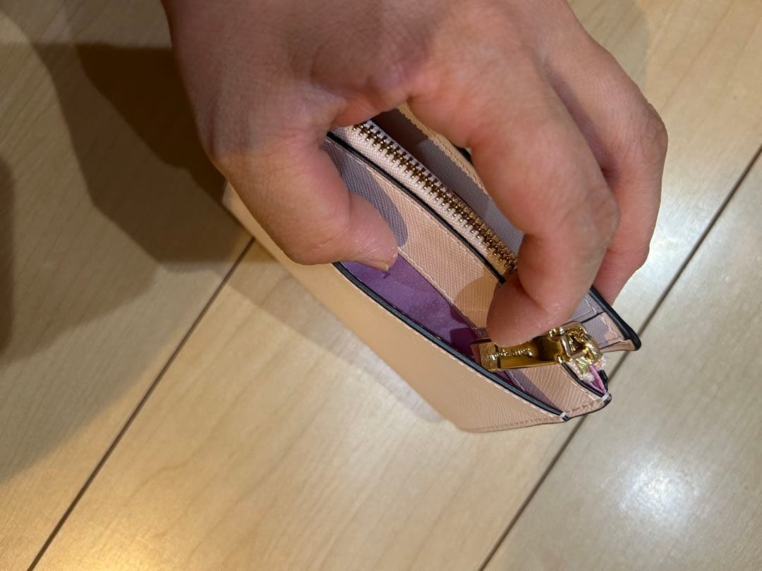 愛*彩様 Kate Spade ハートモチーフ 二つ折り財布