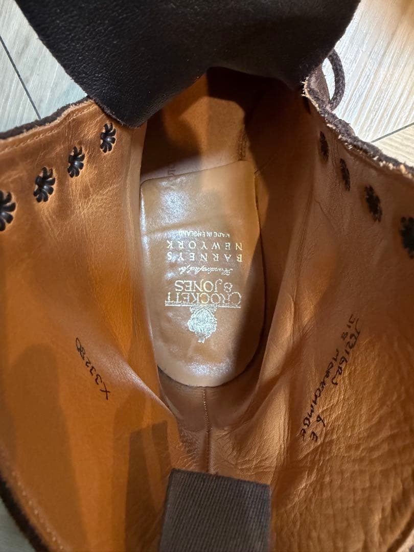 Crockett&Jones×BARNEYS NEWYORKダークブラウン 6E