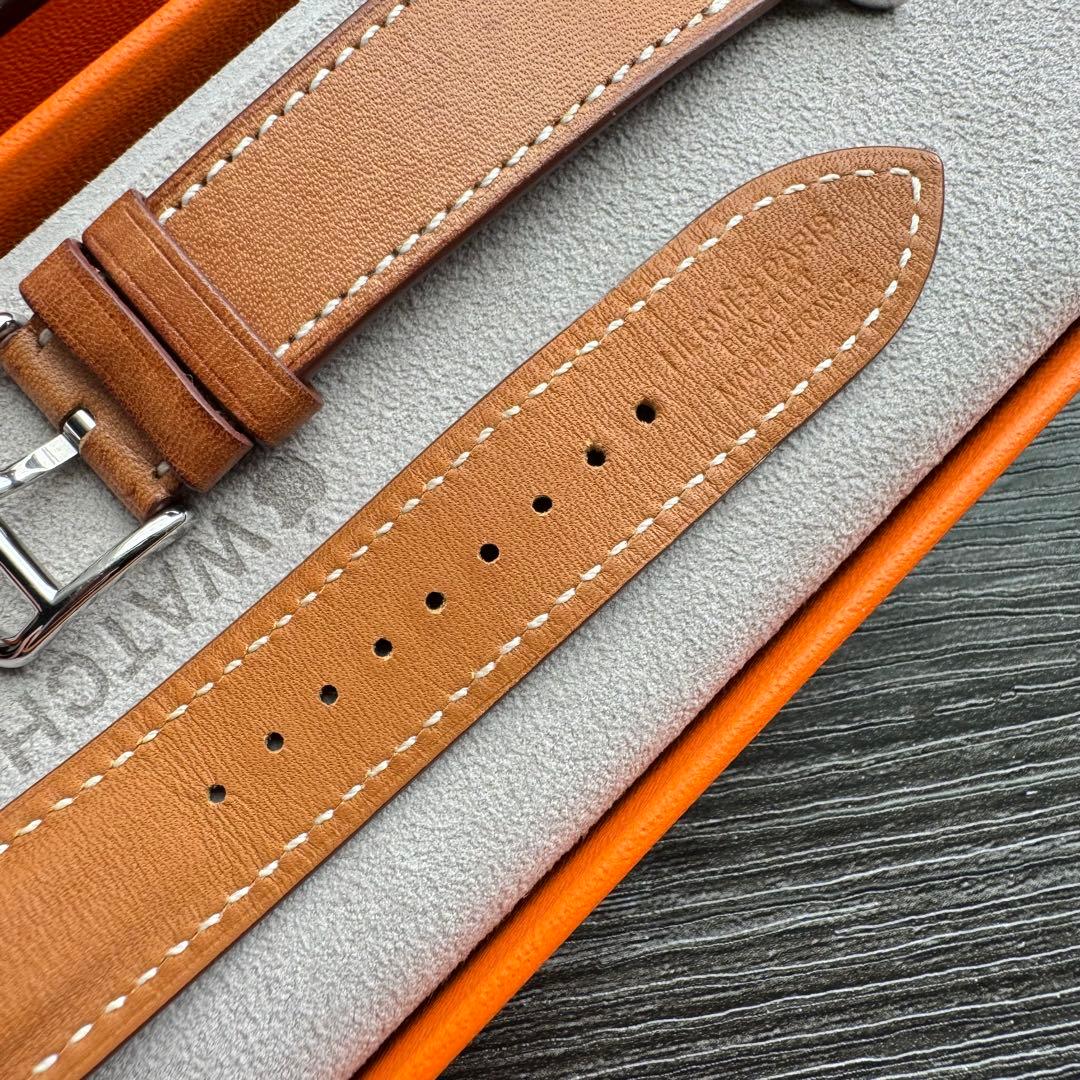 2620 ほぼ未使用　Apple Watch エルメス　ブラウン　ドゥブル　二重