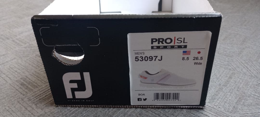 フットジョイ Footjoy PRO SL スポーツ BOA 26.5 W 新品