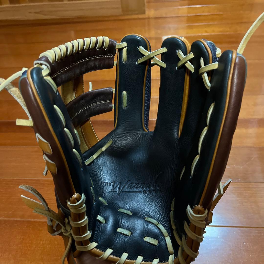 Wilson 軟式グローブ ネイビー ブラウン