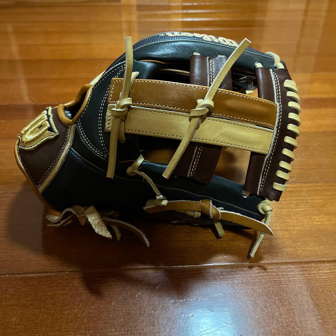 Wilson 軟式グローブ ネイビー ブラウン