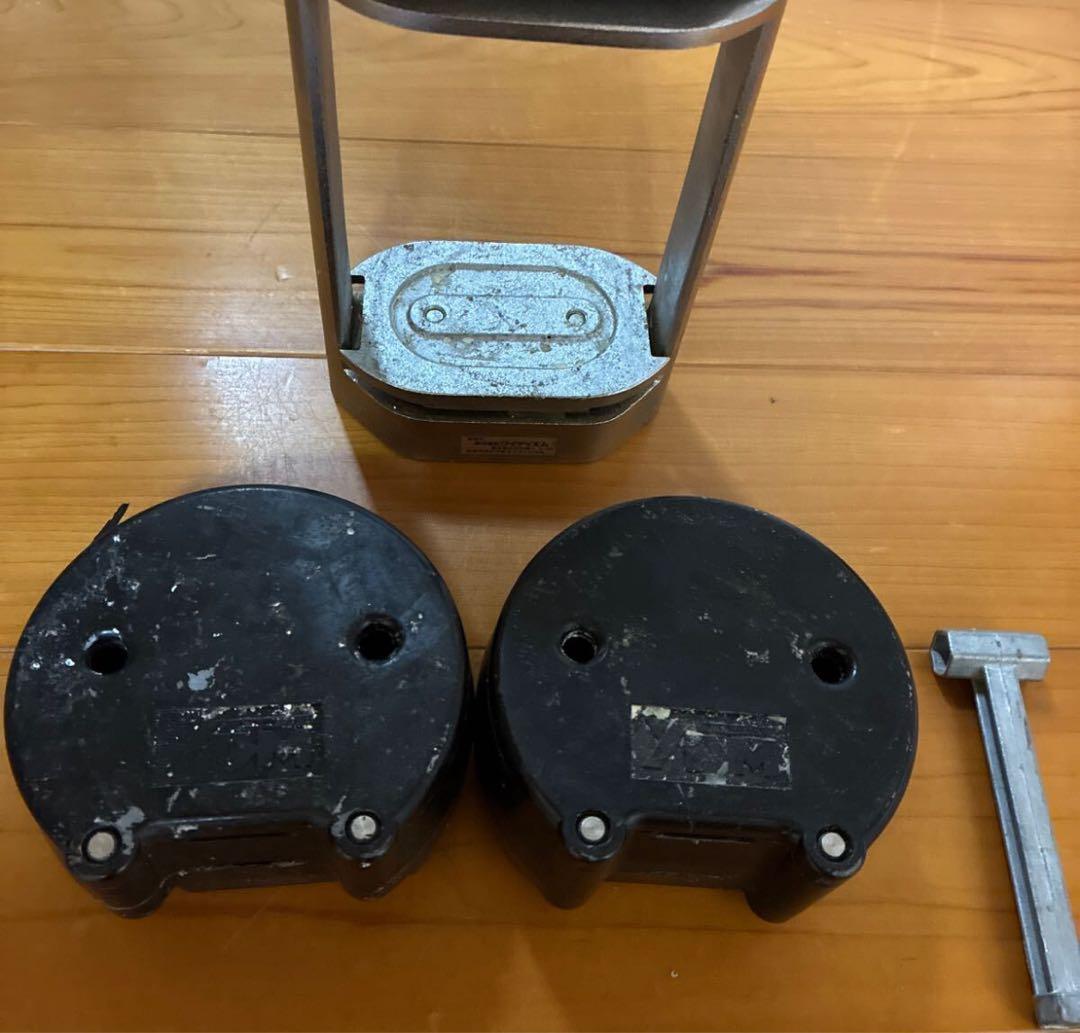 USED★YDM プレスとフラスコ 上顎用 下顎用セット 歯科技工