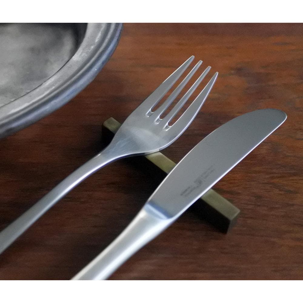 てんてん★真鍮の四角いカトラリーレスト（80mm）15本セット