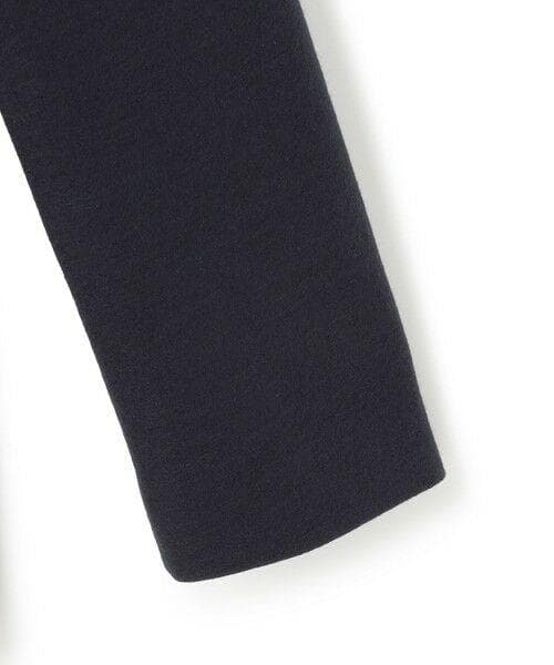 美品　23区　ウール圧縮スムース ダブル前 ジャケット　ダークネイビー　40